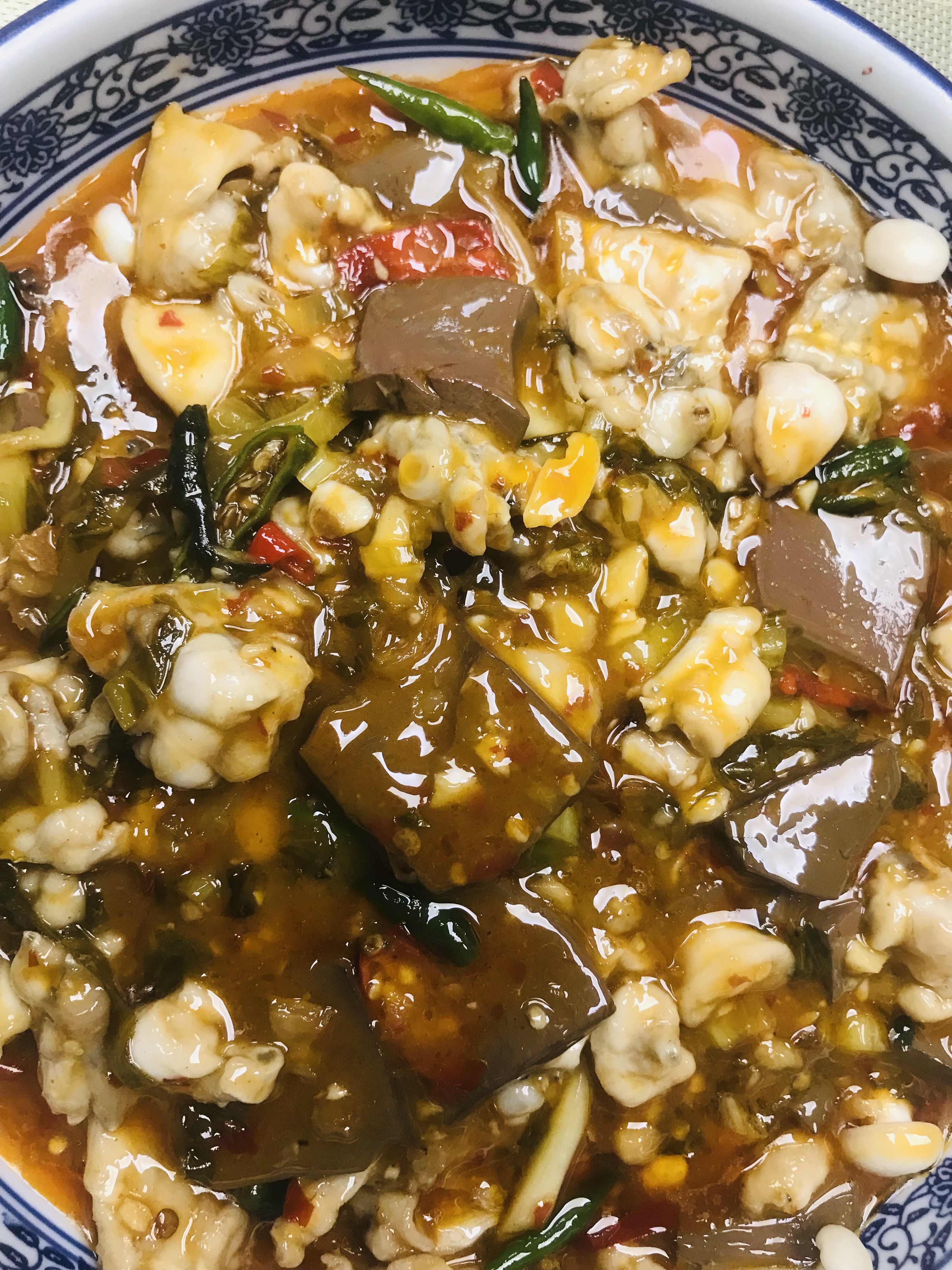 血旺田鸡