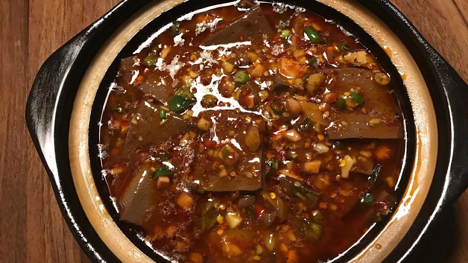 酸菜鸭血