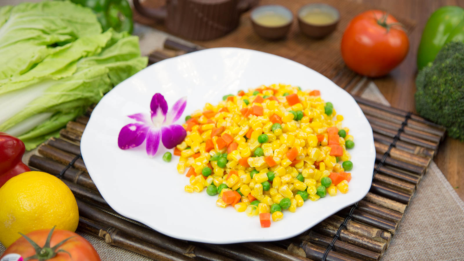 松仁烩玉米