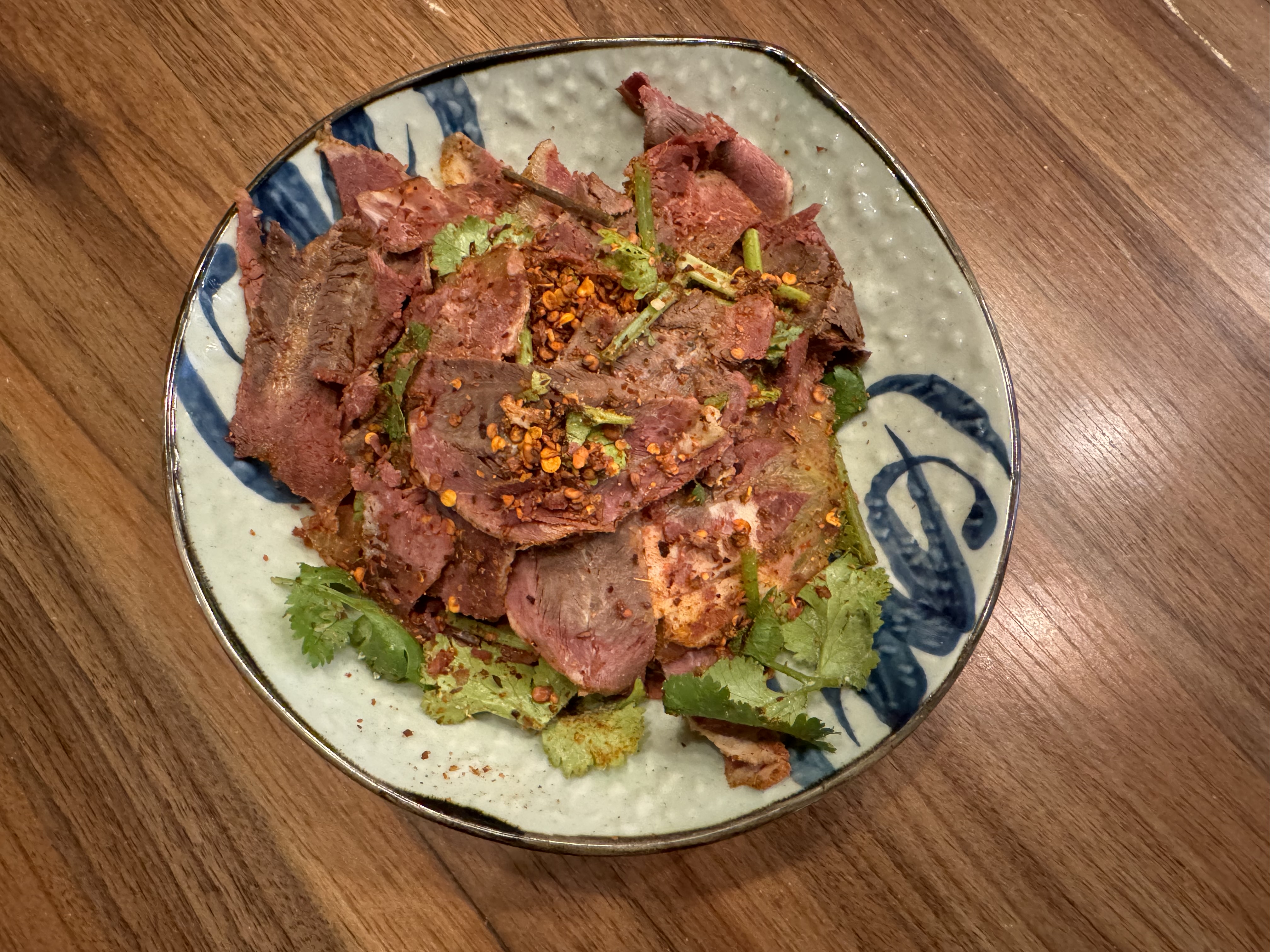 盐边干拌牛肉