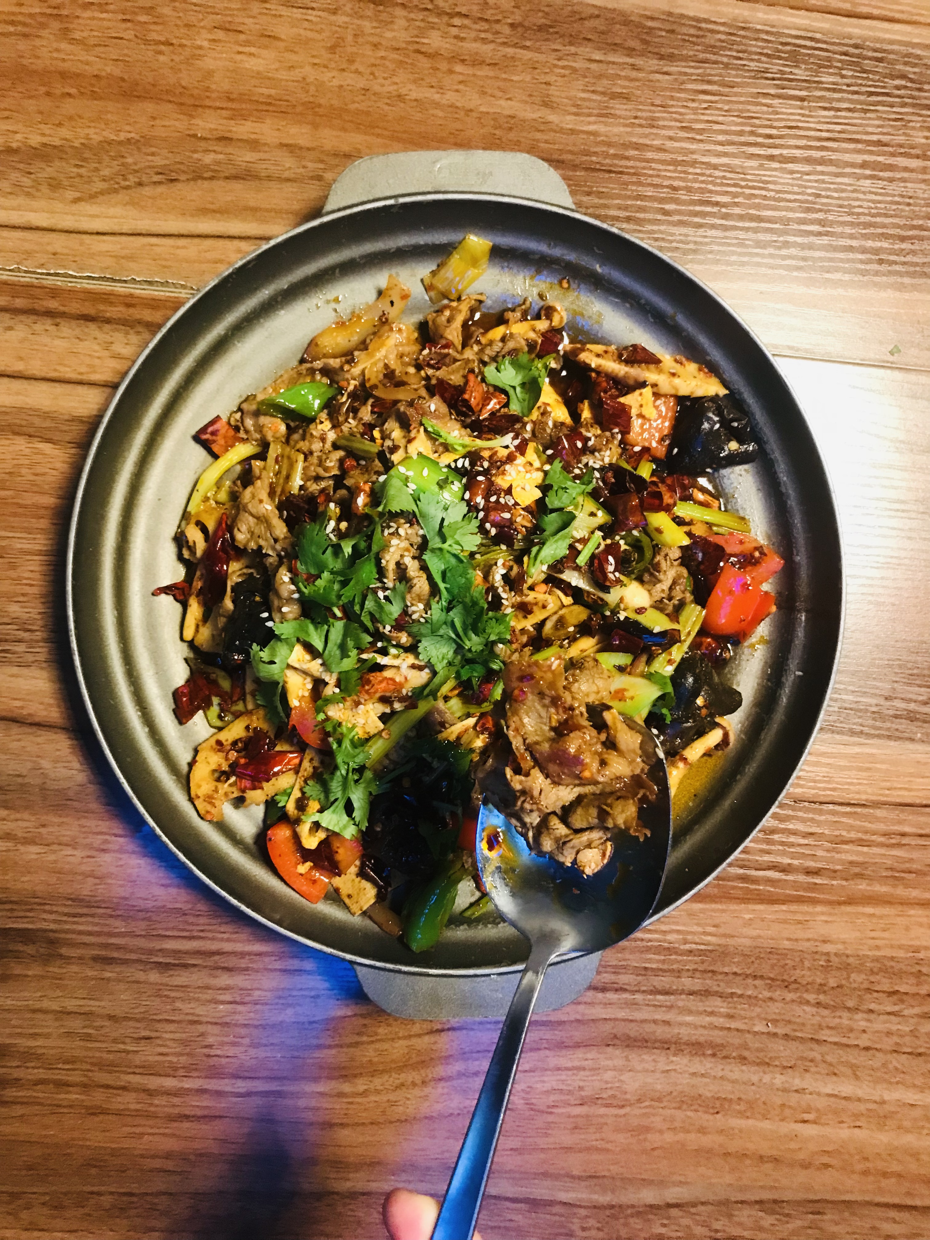 干锅香辣肥牛