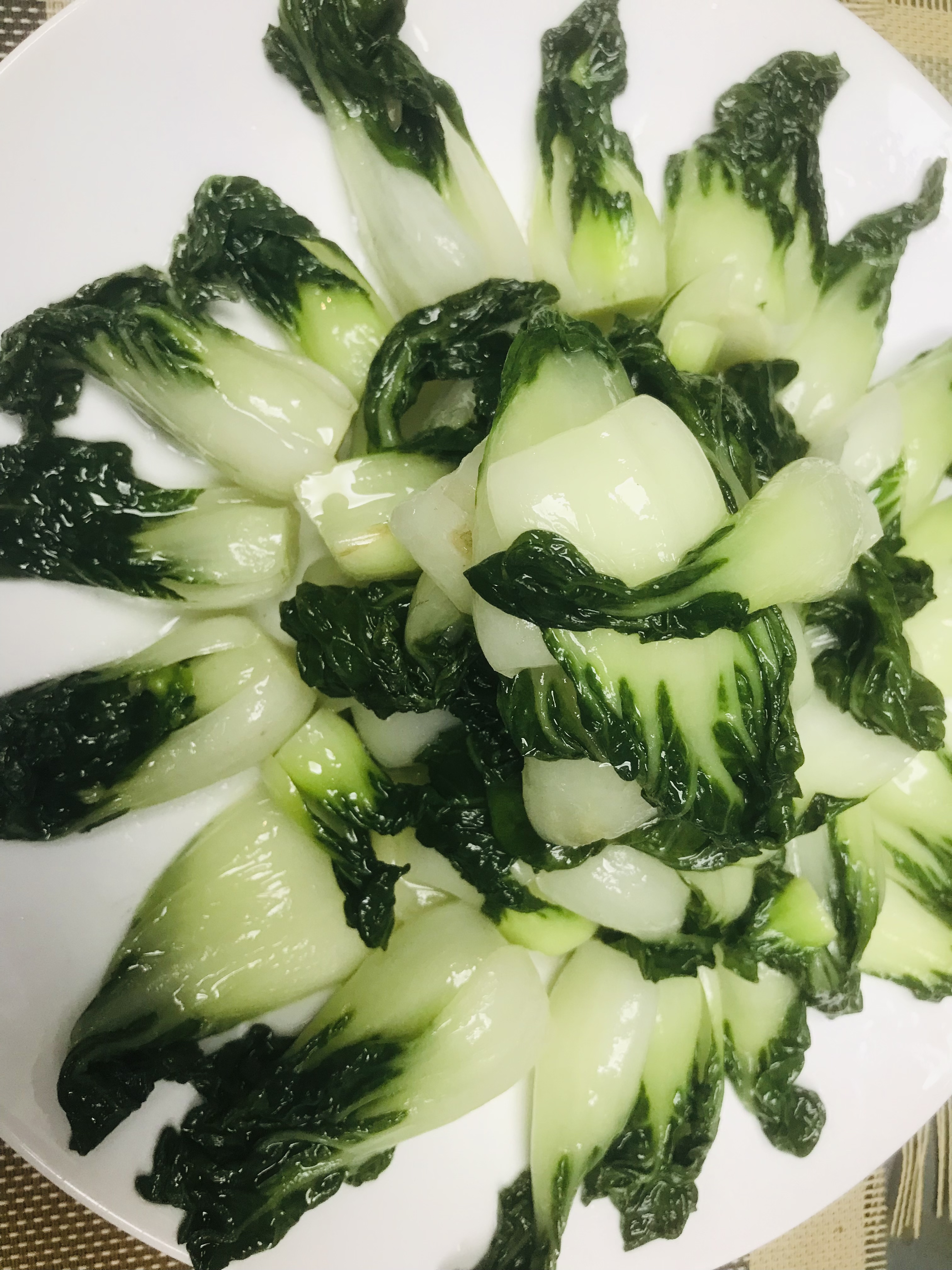 清炒或蒜炒奶白菜