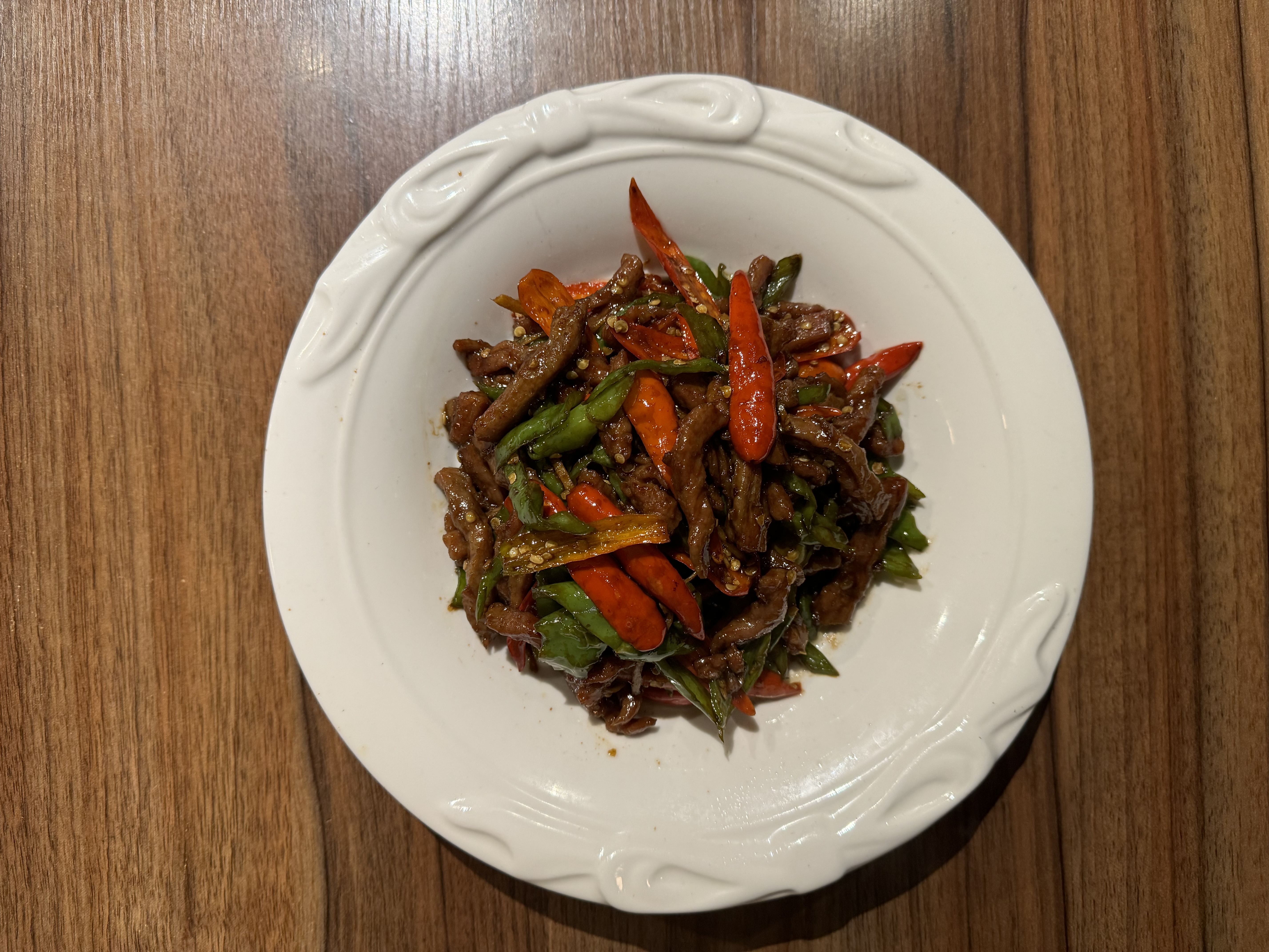 小椒牛肉丝